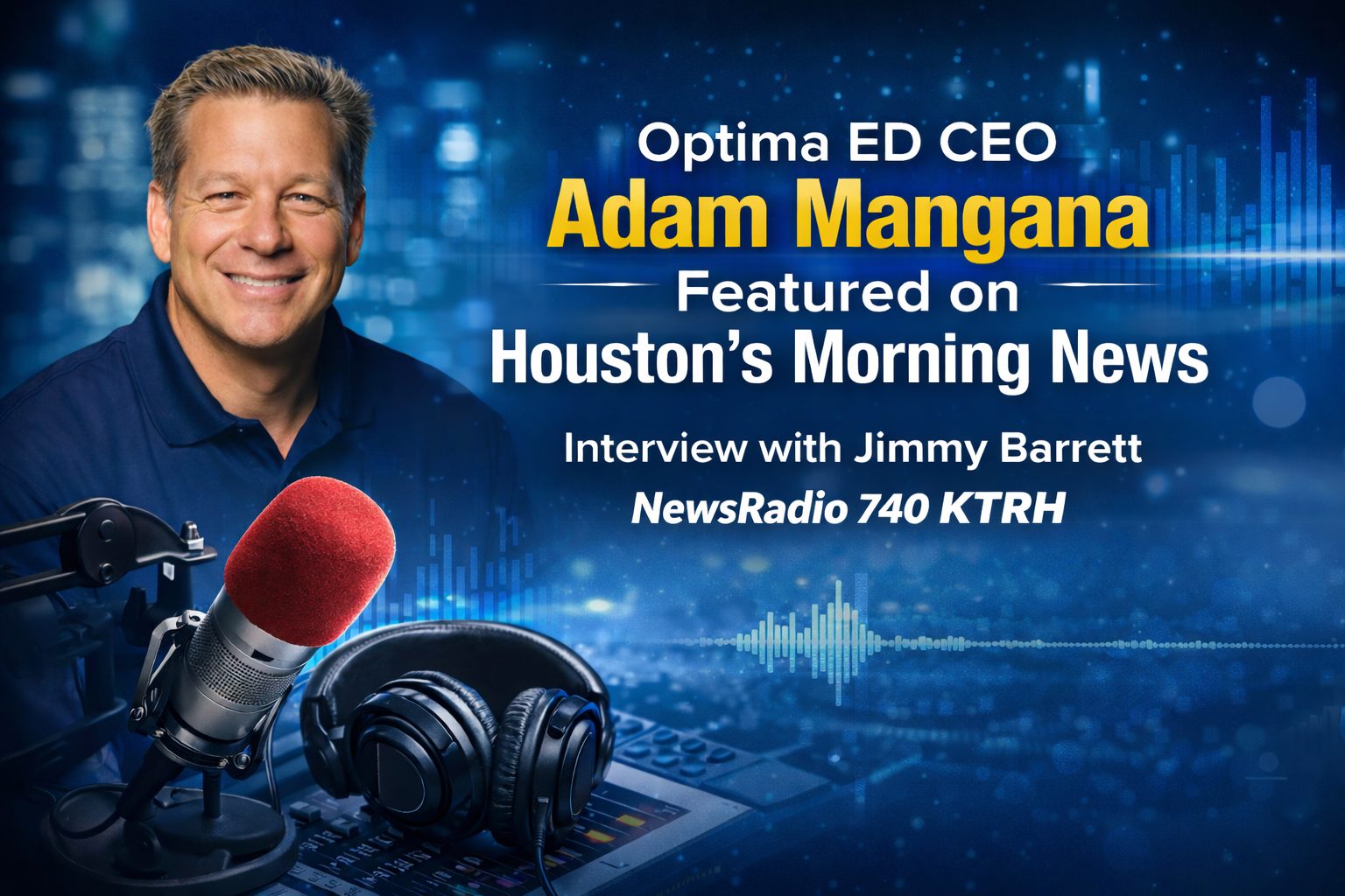 Optima ED CEO Adam Mangana